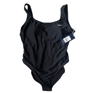 Reebok Women's Black One Piece Swimsuit